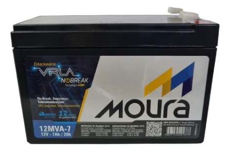 MOURA NOBREAK 12MVA-7 VLRA na base da troca MOURA NOBREAK 12MVA-7 VLRA na base da troca