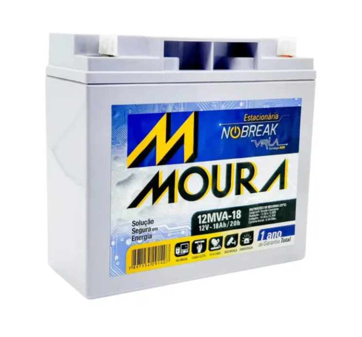 MOURA NOBREAK 12MVA-18 na base da troca MOURA NOBREAK 12MVA-18 na base da troca